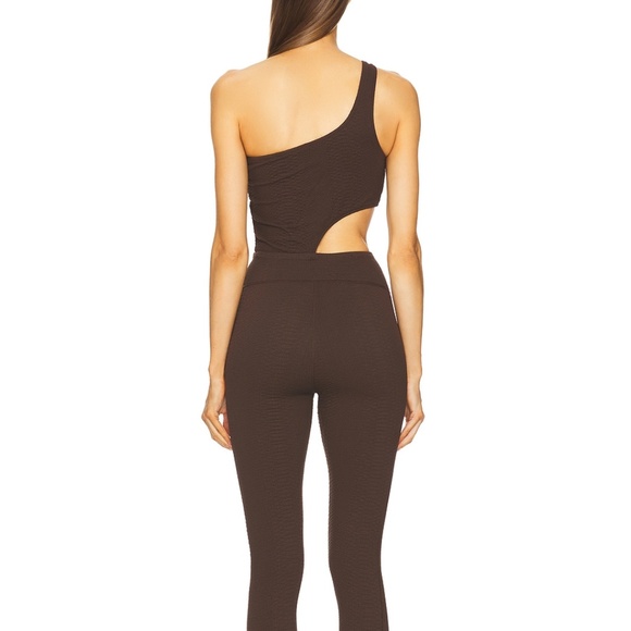 NWT Gigi C Rory Jumpsuit Ivory Snakeskin - Picture 5 of 5